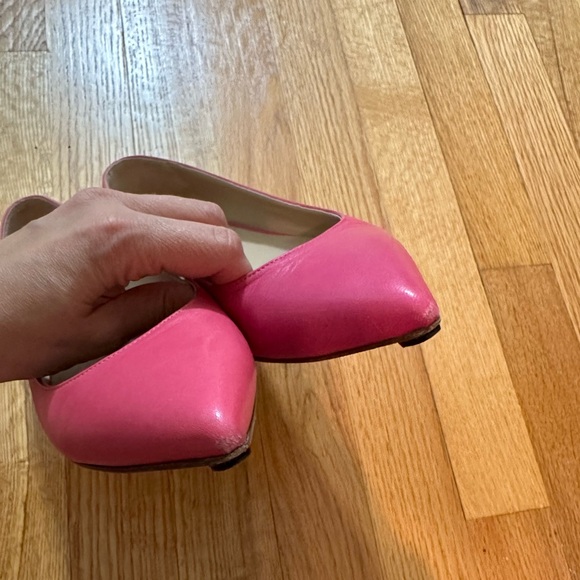 M Gemi Fortuna Leather Flat in Raspberry Pink - Picture 2 of 7